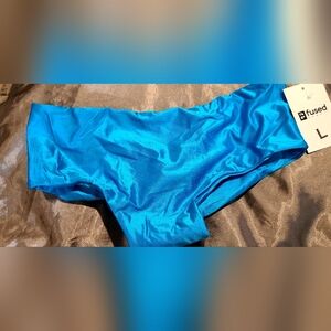 Fused Hawaii Jewel blue L Kona shiny material rare NEW with tag